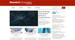 Desktop Screenshot of biomedicalcomputationreview.org